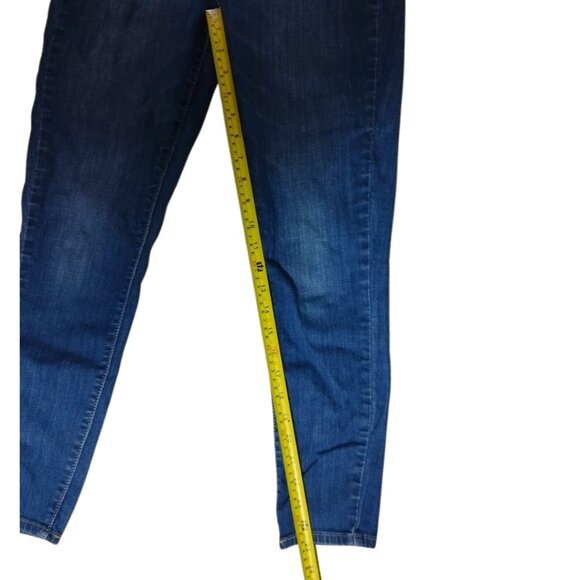 Levi's Signature Women's Jeans - Size 8 W29 - Blue Denim  High Rise Ankle Skinny - Picture 9 of 11